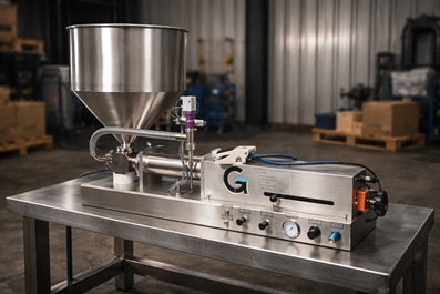 פיסטון פילר piston filler מכונת מילוי